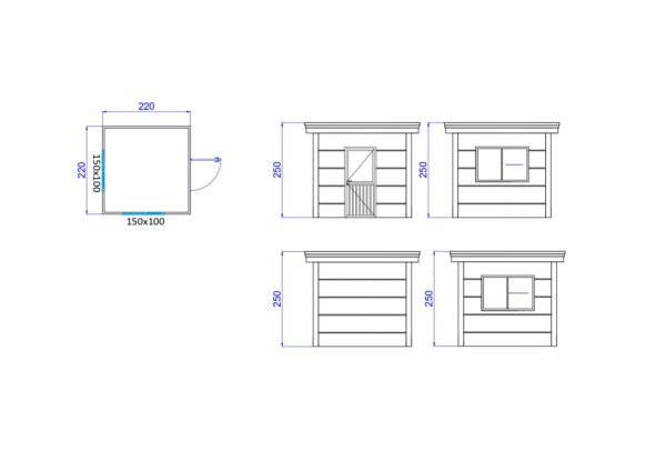 Metropol Kabin 220x220 - Görsel 2