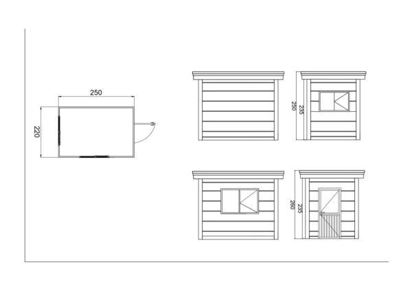 Metropol Kabin 220x250 - Görsel 2