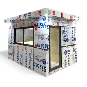 300X500 Kompozit Kaplamalı Bekçi Kabini