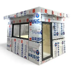 300X500 Kompozit Kaplamalı Bekçi Kabini