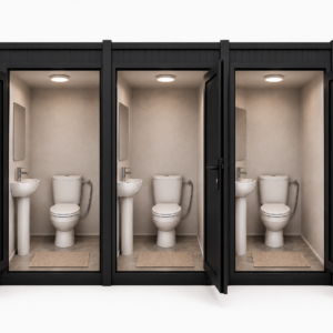 Wc-Duş Kabini 115×300 Antrasit