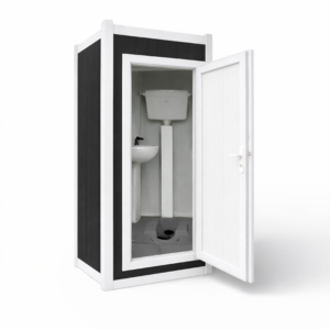 Wc-Duş Kabini 110×110 Antrasit