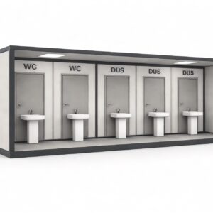 Wc-Duş Konteyner 300x500