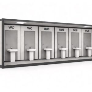 Wc-Duş Konteyner 300x600