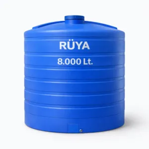 8000 Litre Dikey Su Deposu
