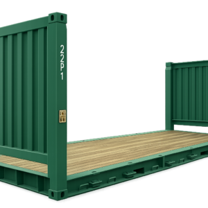 20FT Sıfır Flat Rack Yük Konteyneri